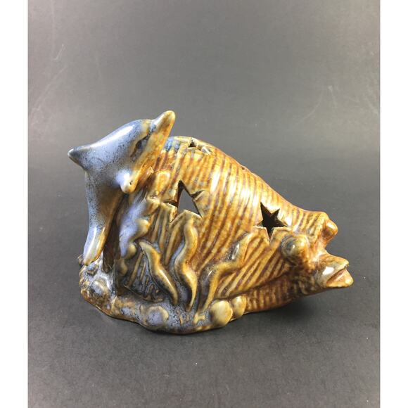 Snail and Dolphin Aquarium Decoration - Charming Ornaments for Fish Tanks -vn - Picture 1 of 5